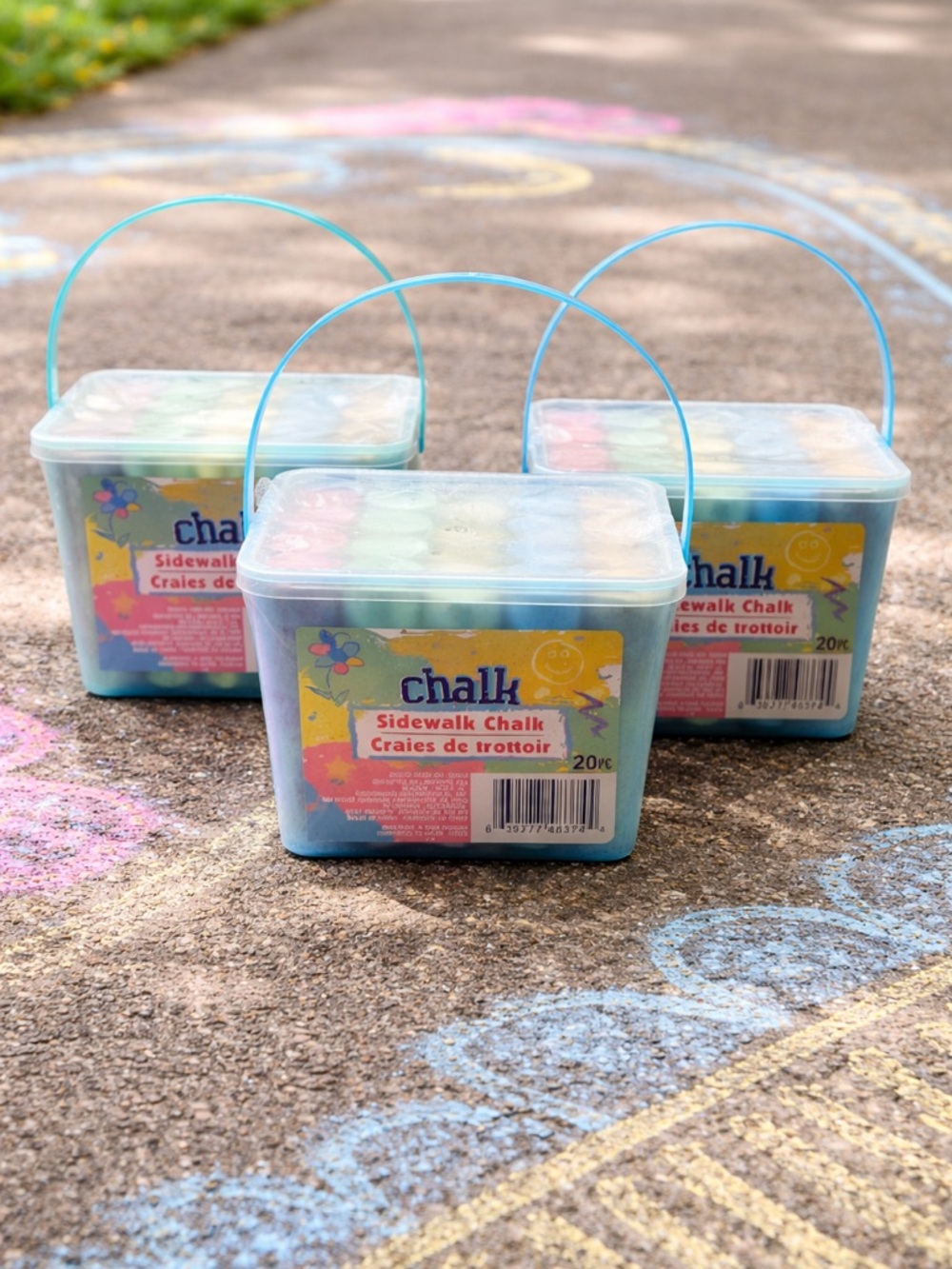 Colorful Sidewalk Chalk Set for Kids